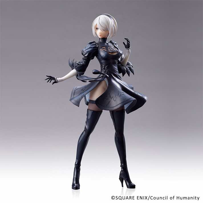 NieR:Automata Ver1.1a Statuette - 2B (YoRHa No. 2 Type B) No Visor Ver ...