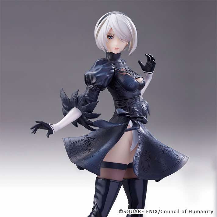 NieR:Automata Ver1.1a Statuette - 2B (YoRHa No. 2 Type B) No Visor Ver ...