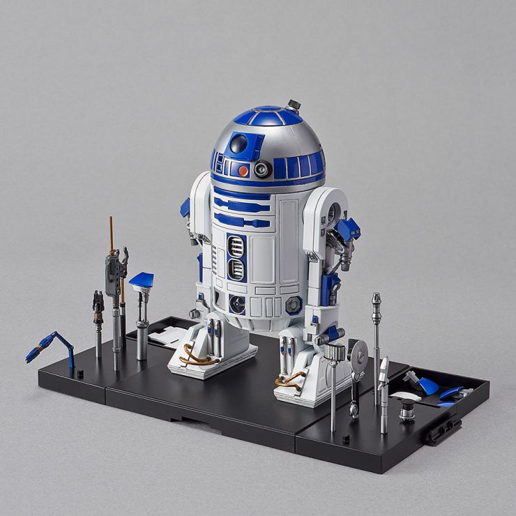 Star Wars R2D2 BB8 Action Figure 1/12 Assembled Model Toy