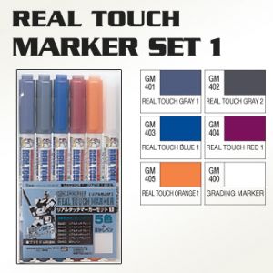 Mr.Hobby Gundam Marker – Real Touch Set 1 - Kent Models
