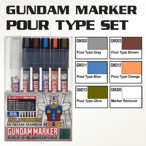 Gundam Marker Fine Tip Panel Liner (Select - Black, Brown, or Gray) – Gundam  Shoppers Network
